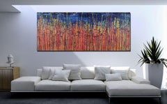 Prophecy Garden 2, Gemälde, Acryl auf Leinwand