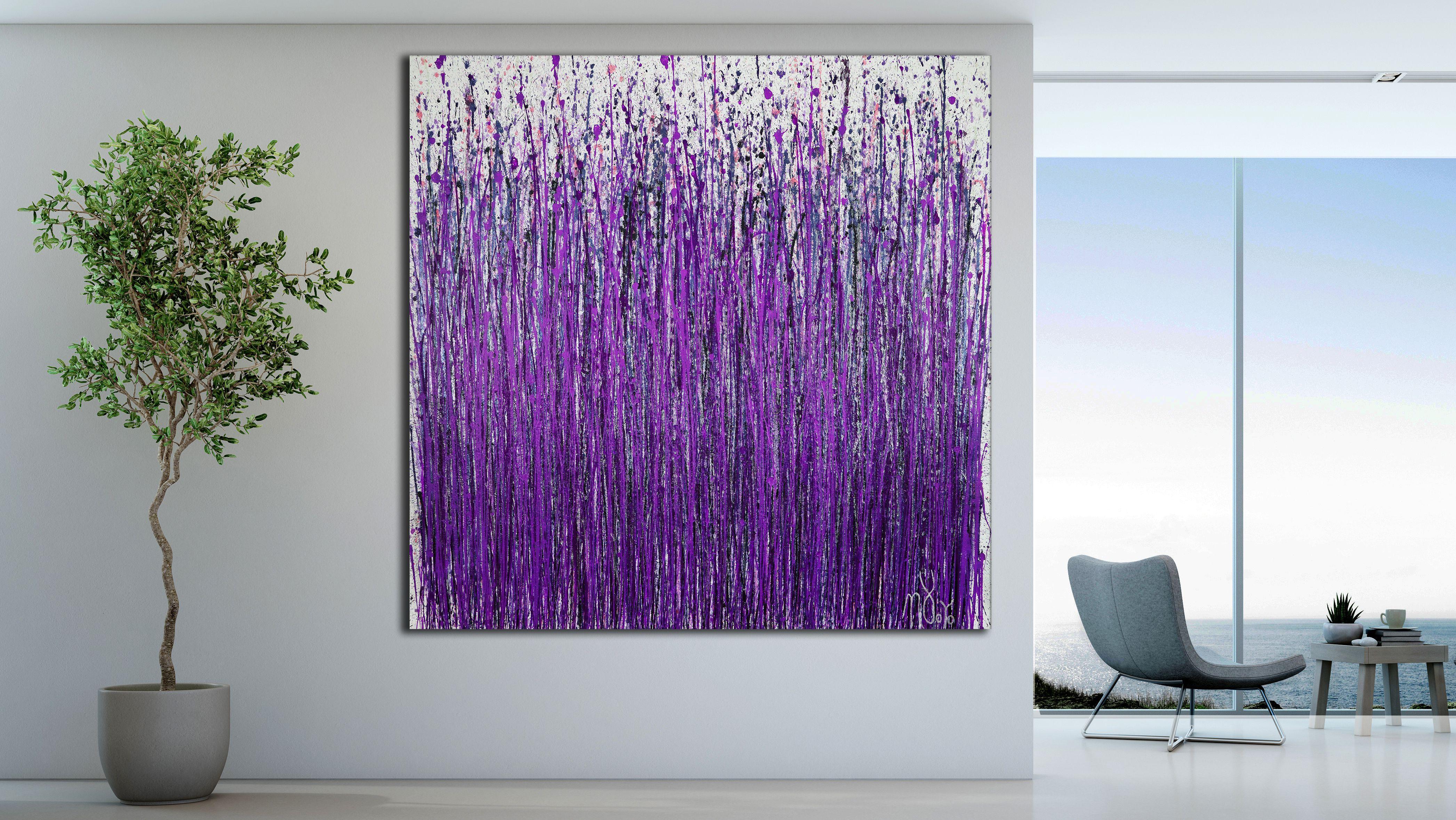 Provence (Lavender Imagery), Painting, Acrylic on Canvas For Sale 1