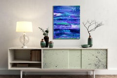 Purple Panorama, Painting, Acrylic on Canvas