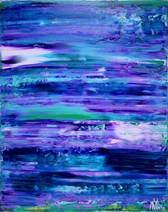 Purple Panorama, Painting, Acrylic on Canvas
