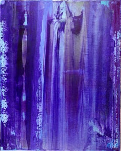 Purple Rain 1, Painting, Acrylic on Canvas