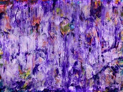 Purple Spectra, Acrylic Paint on Canvas