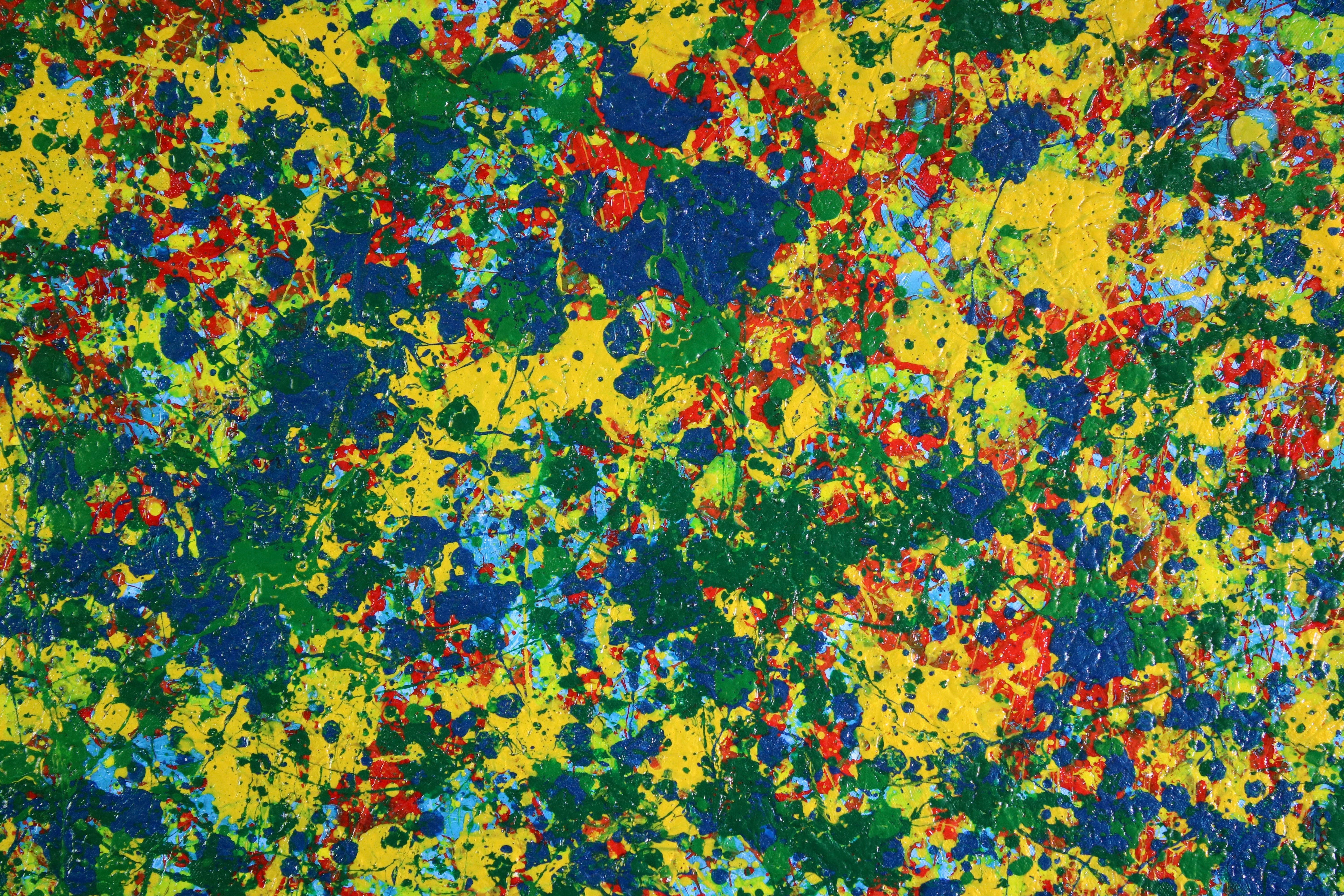Spettri di colore radicali, Pittura, Acrilico su tela - Painting Astratto di Nestor Toro