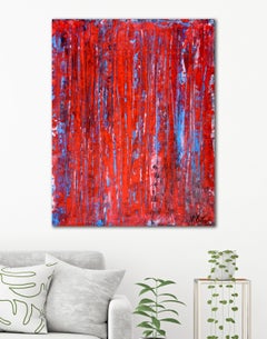 Red spectra (USA), Painting, Acrylic on Canvas