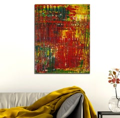 Red Valley 2, Painting, Acrylic on Canvas