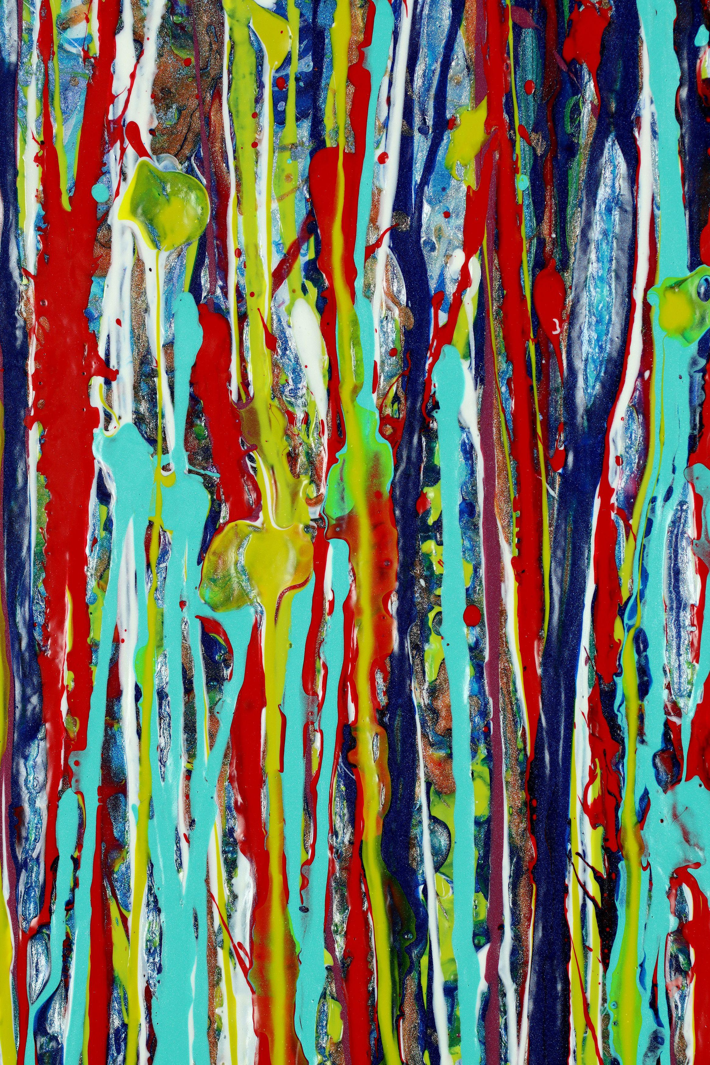 Reflection of colors 5, Painting, Acrylic on Canvas For Sale 3