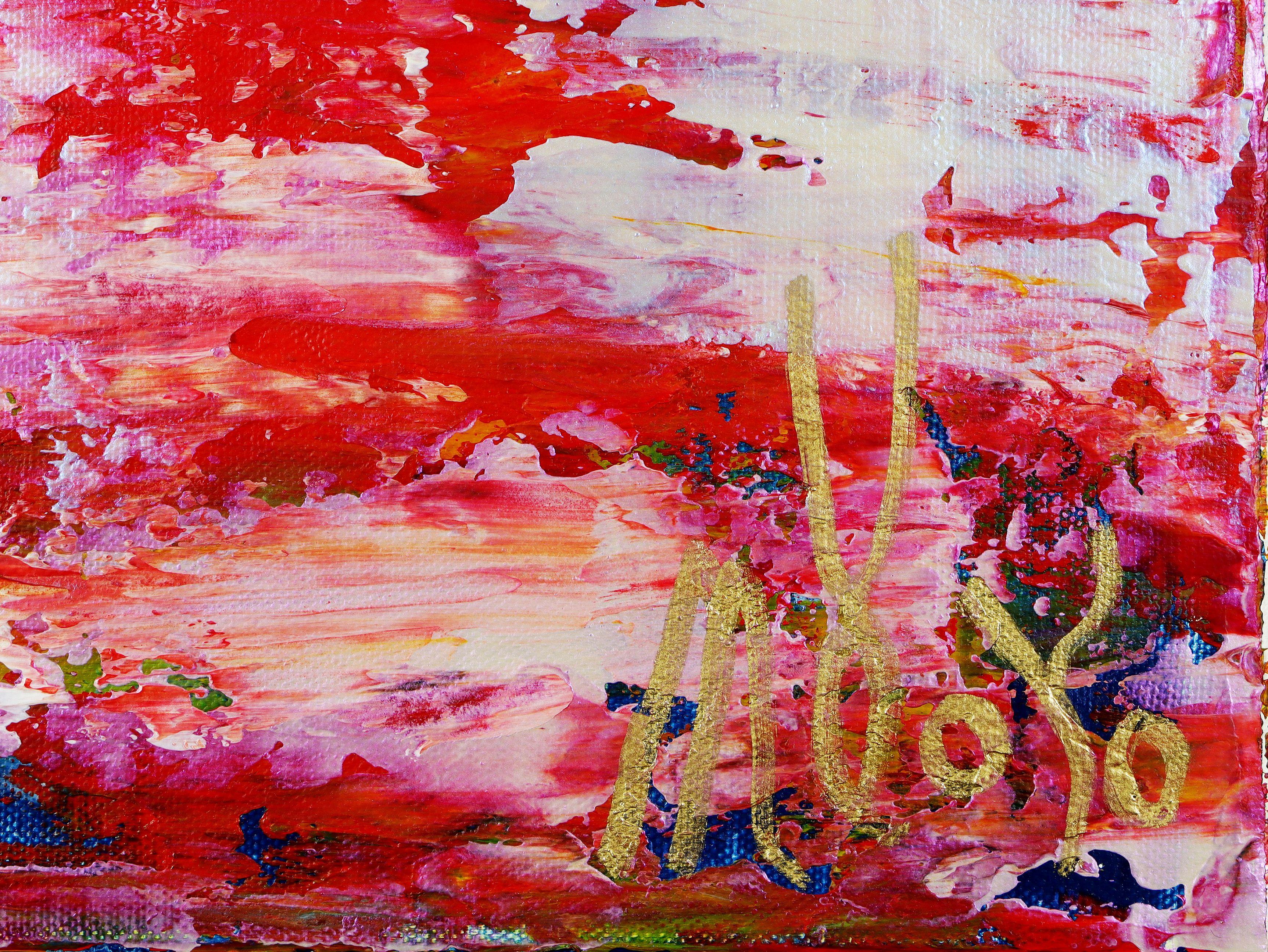Riflessi d'autunno, Pittura, Acrilico su tela - Painting Astratto di Nestor Toro