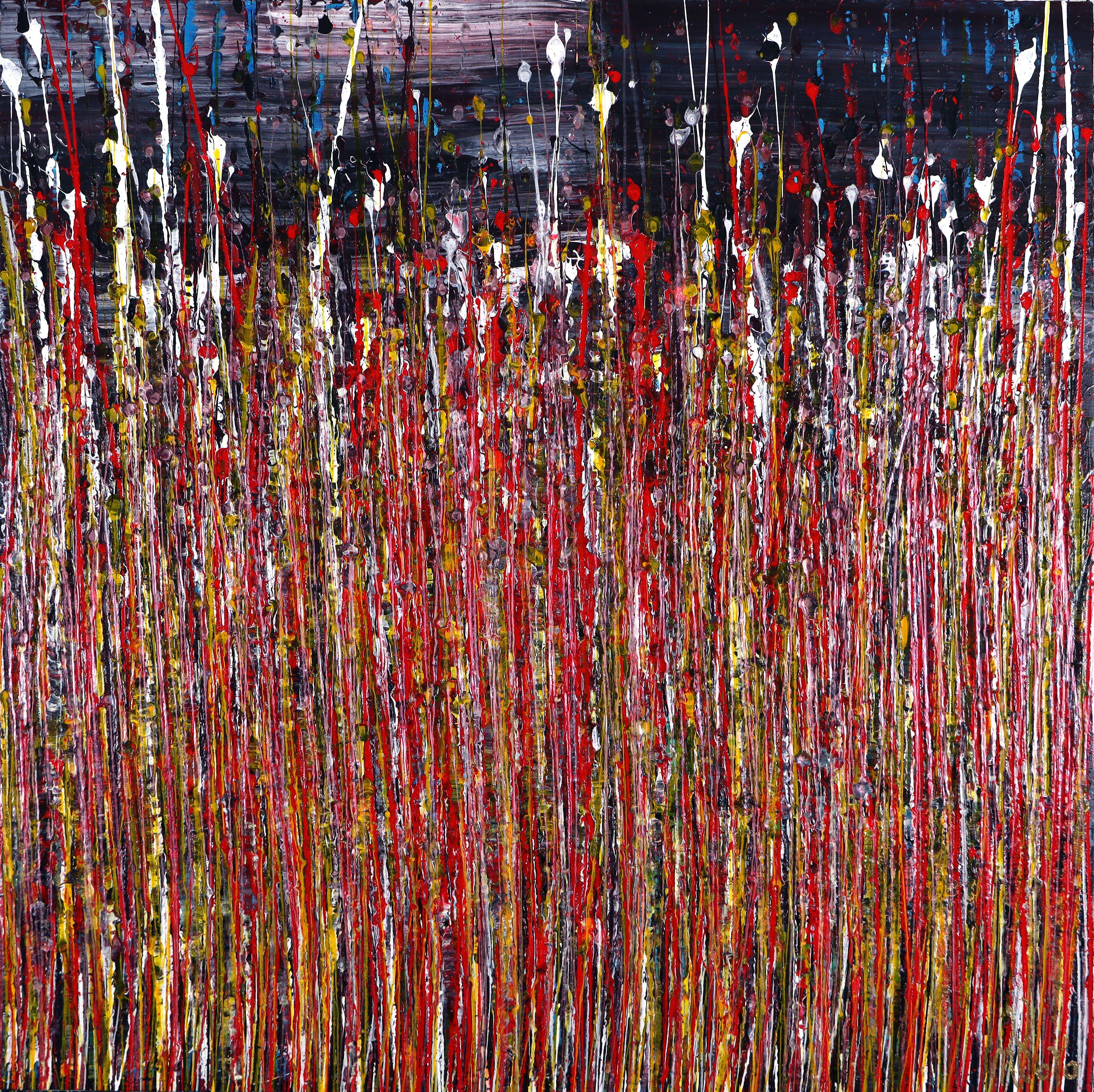 Reflections of Colors 2, Painting, Acrylic on Canvas