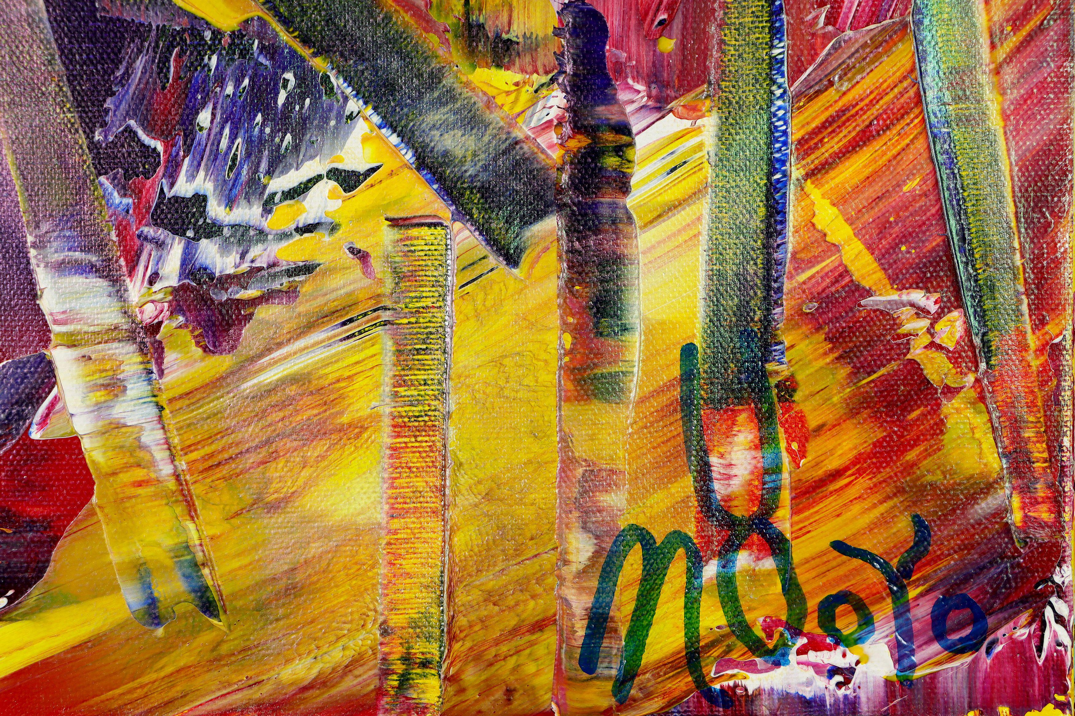 Reflections of Europe 2 (2022), Painting, Acrylic on Canvas For Sale 3