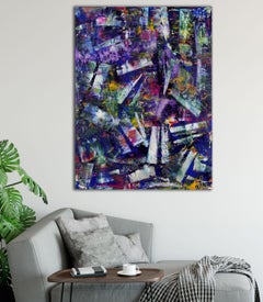 Reflections of Europe 3, Painting, Acrylic on Canvas