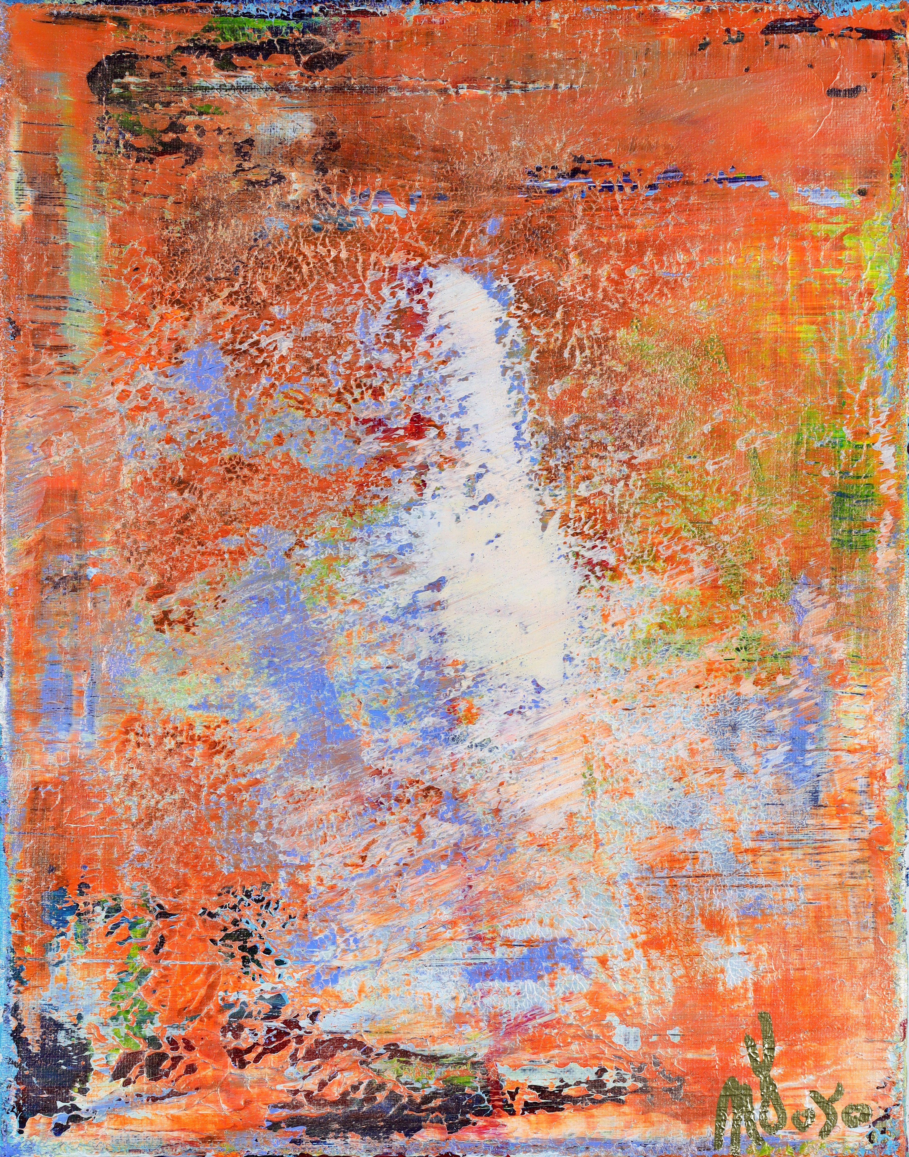 Abstract Painting di Nestor Toro - Panorama rivisitato 5, Pittura, Acrilico su tela