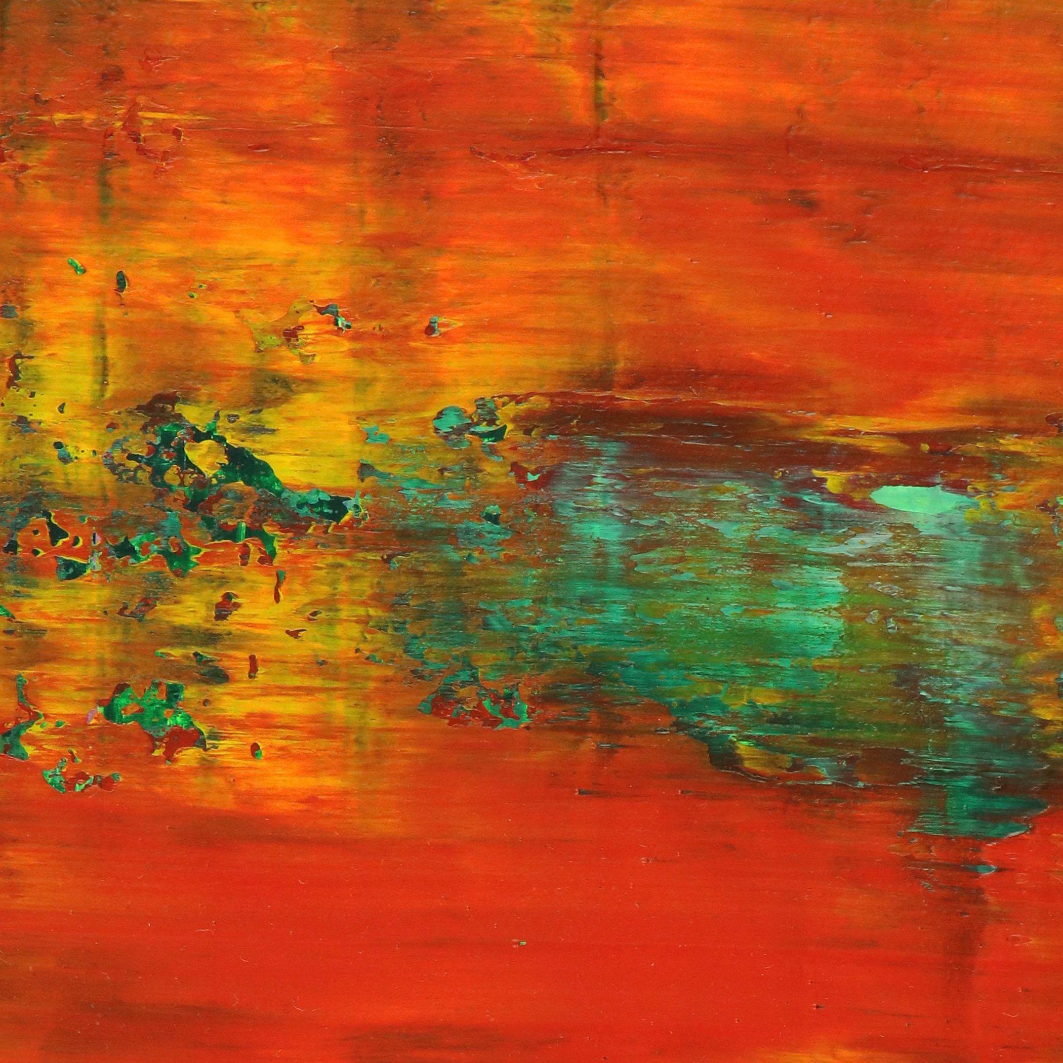Rojo infinito (Fischspectra), Gemälde, Acryl auf Leinwand (Abstrakt), Painting, von Nestor Toro