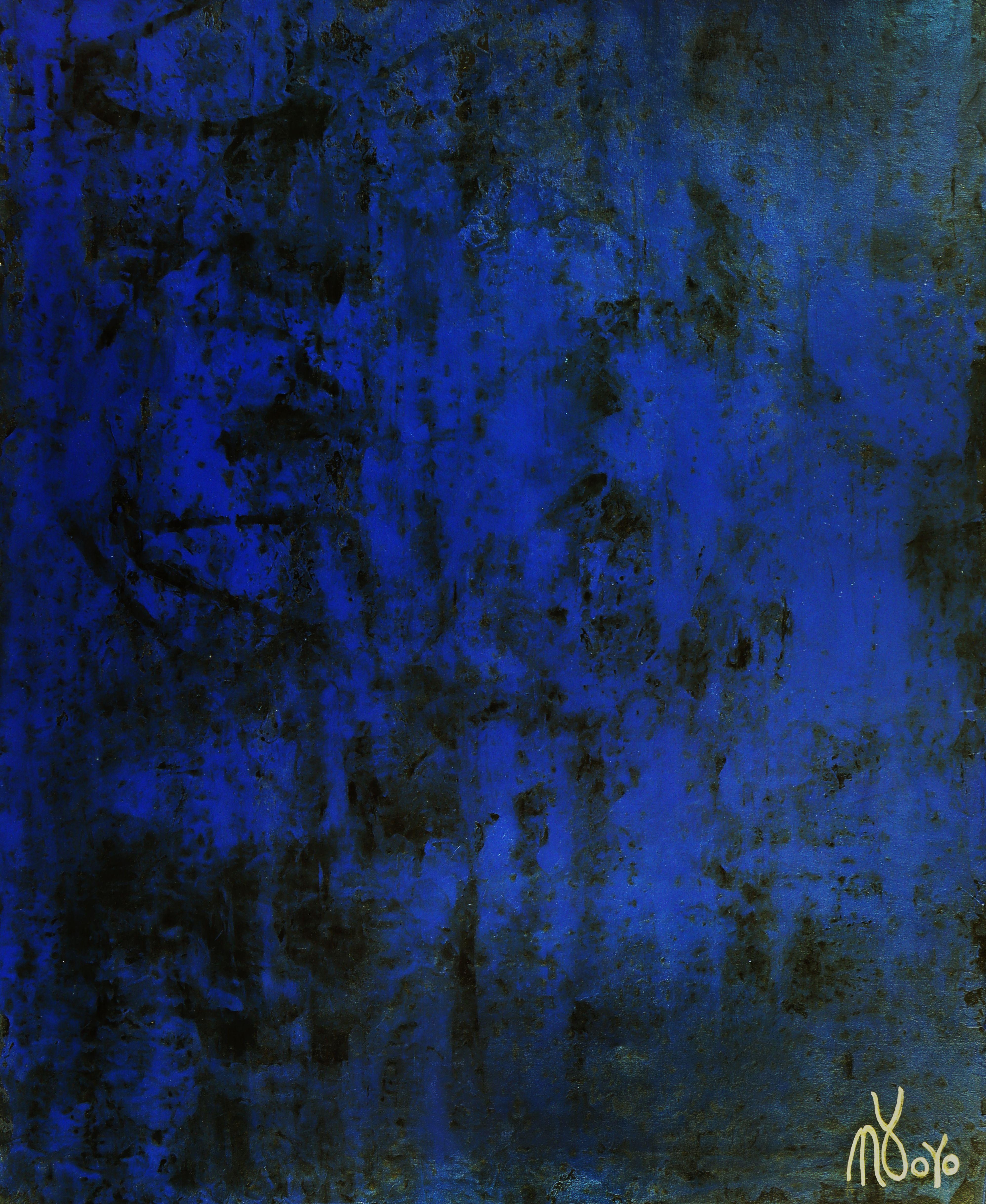 Nestor Toro Abstract Painting - Rotating Out In Space 2, Painting, Acrylic on Canvas
