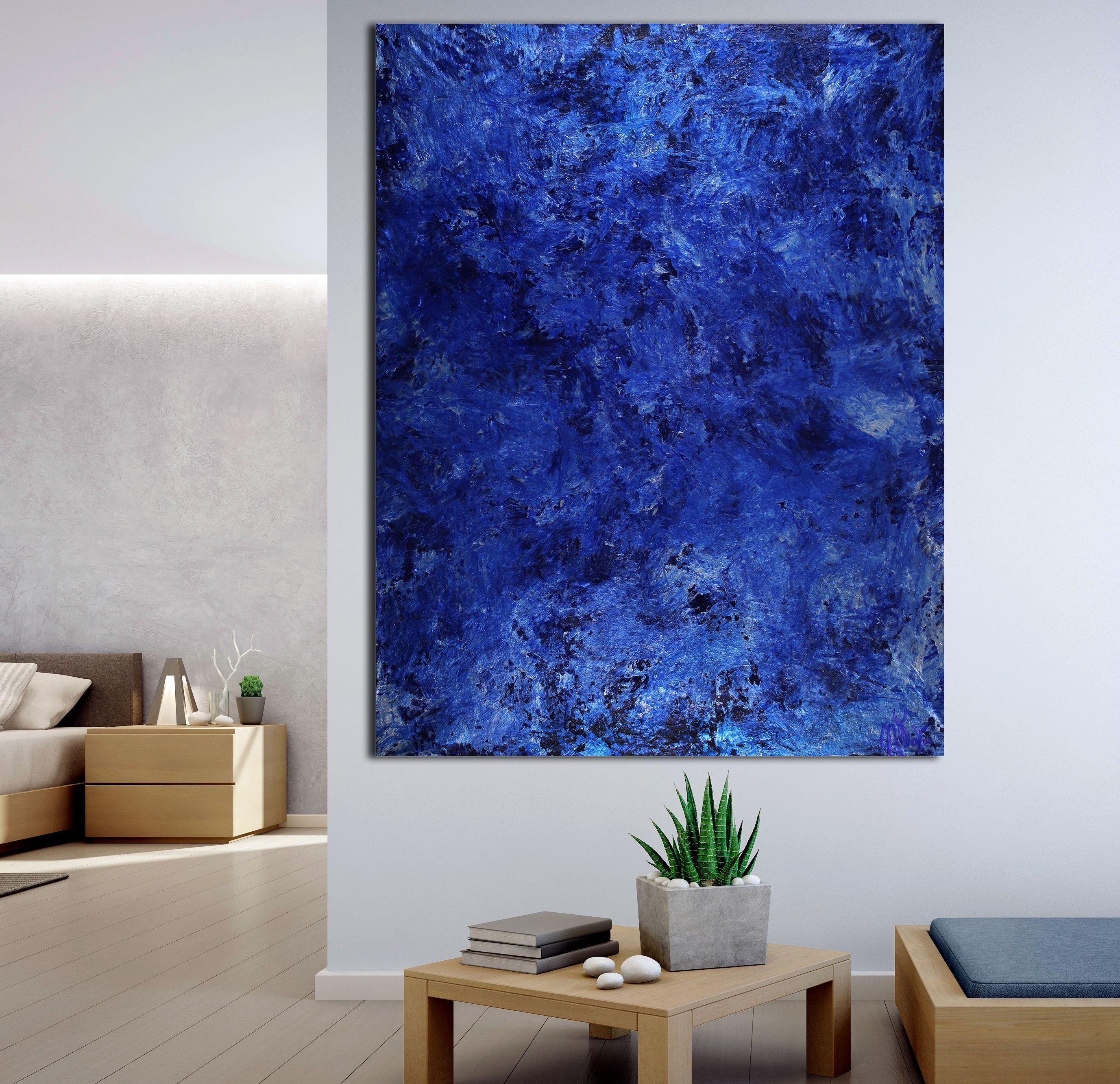 Rotating out in space  Large minimalist painting, Painting, Acrylic on Canvas 1
