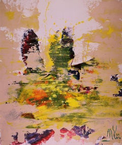 Scattered Colorfield, Painting, Acrylic on Canvas