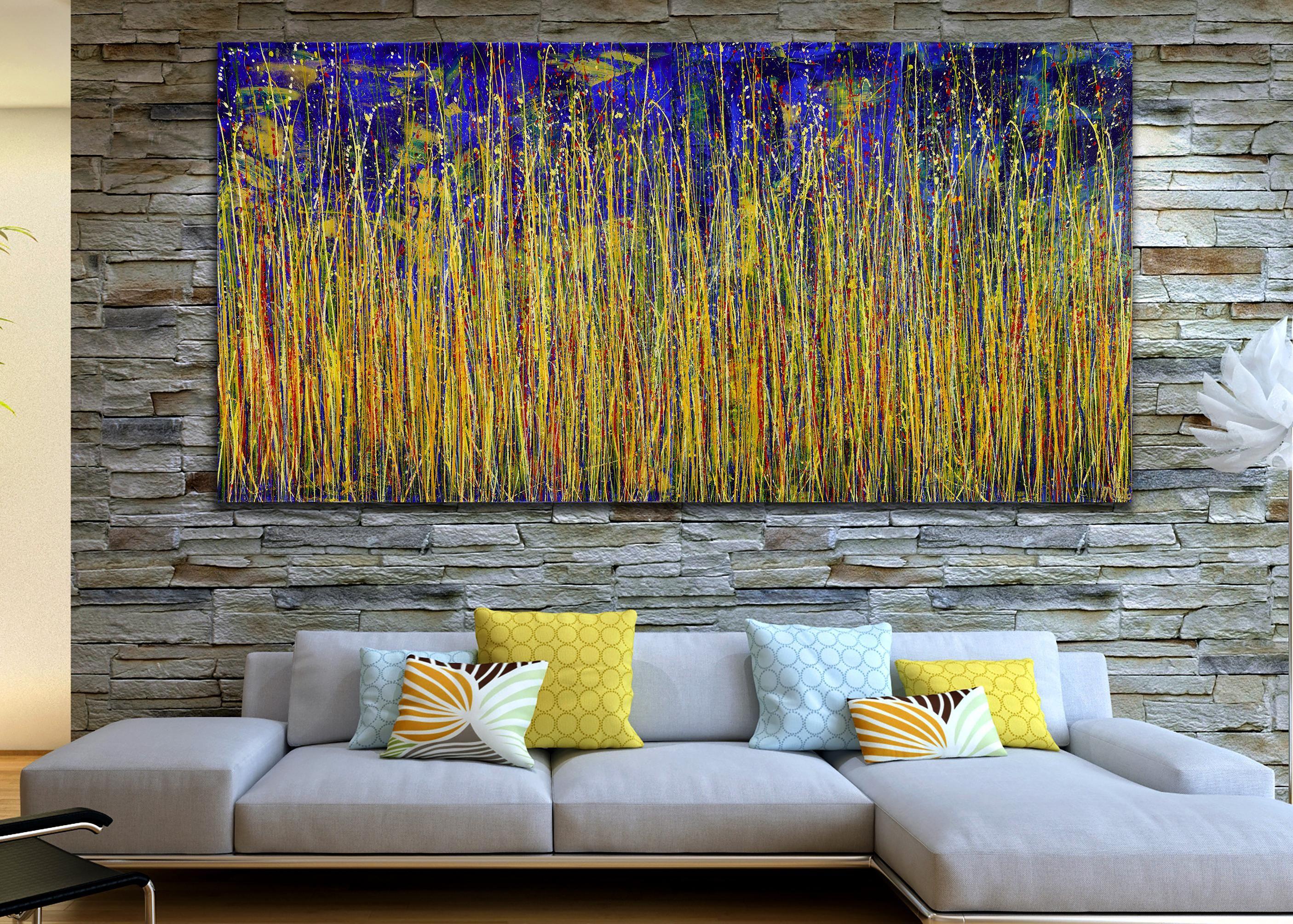 Sequel Of A Dream #1 (2022) / Muti-canvas, Painting, Acrylic on Canvas For Sale 2