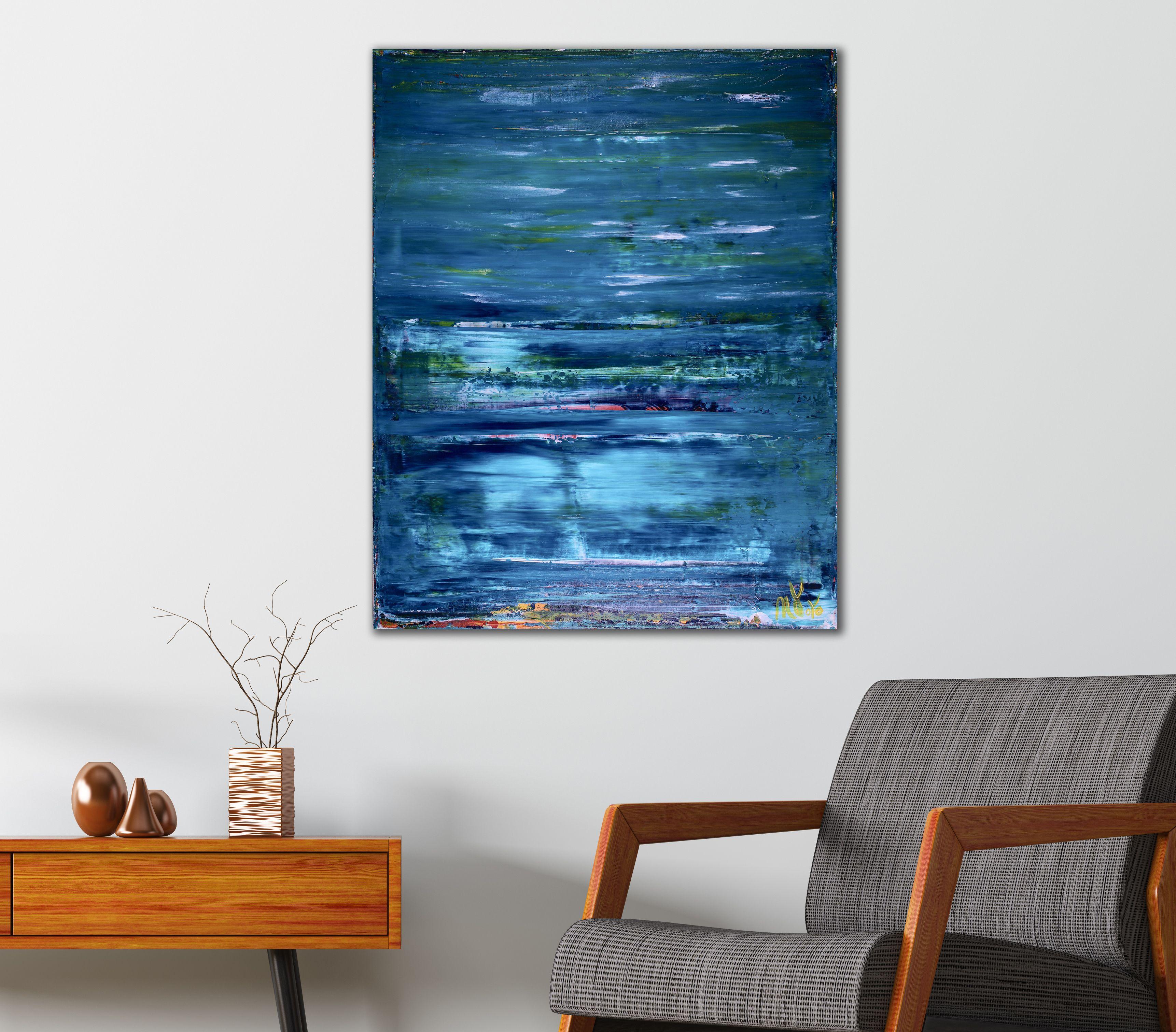 Sky Walking 3, Pittura, Acrilico su tela - Painting di Nestor Toro