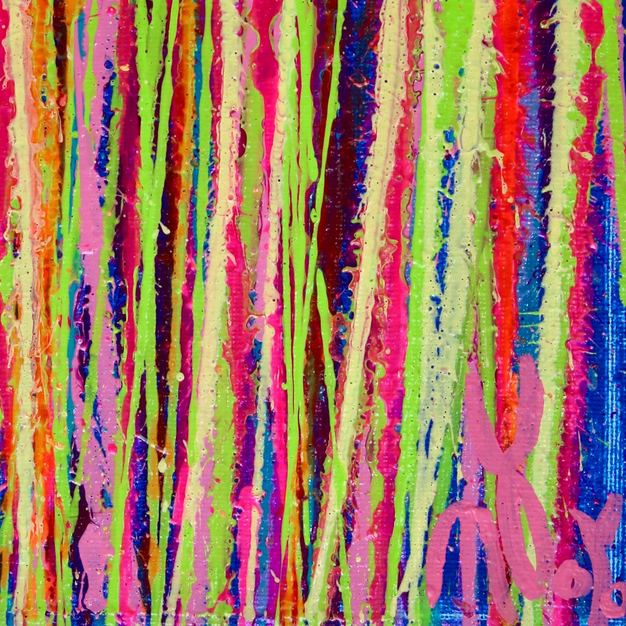 Small Vibrations (Blinding Lights), Painting, Acrylic on Canvas For Sale 2