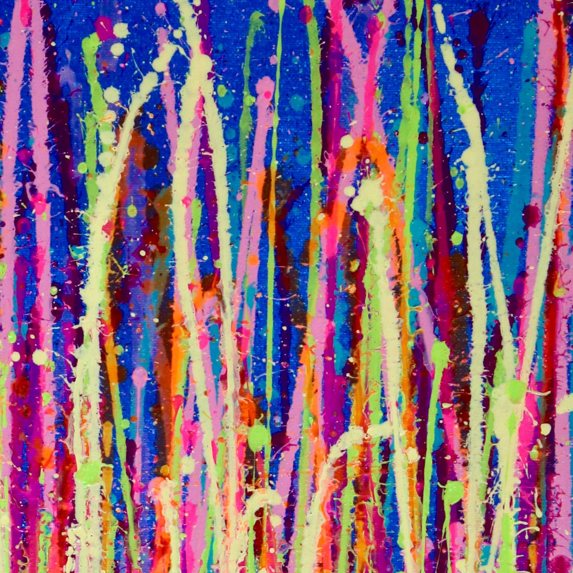 Small Vibrations (Blinding Lights), Painting, Acrylic on Canvas For Sale 3