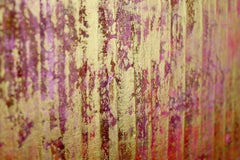 Irgendwo dazwischen (Goldenes Terrain), Malerei, Acryl auf Leinwand