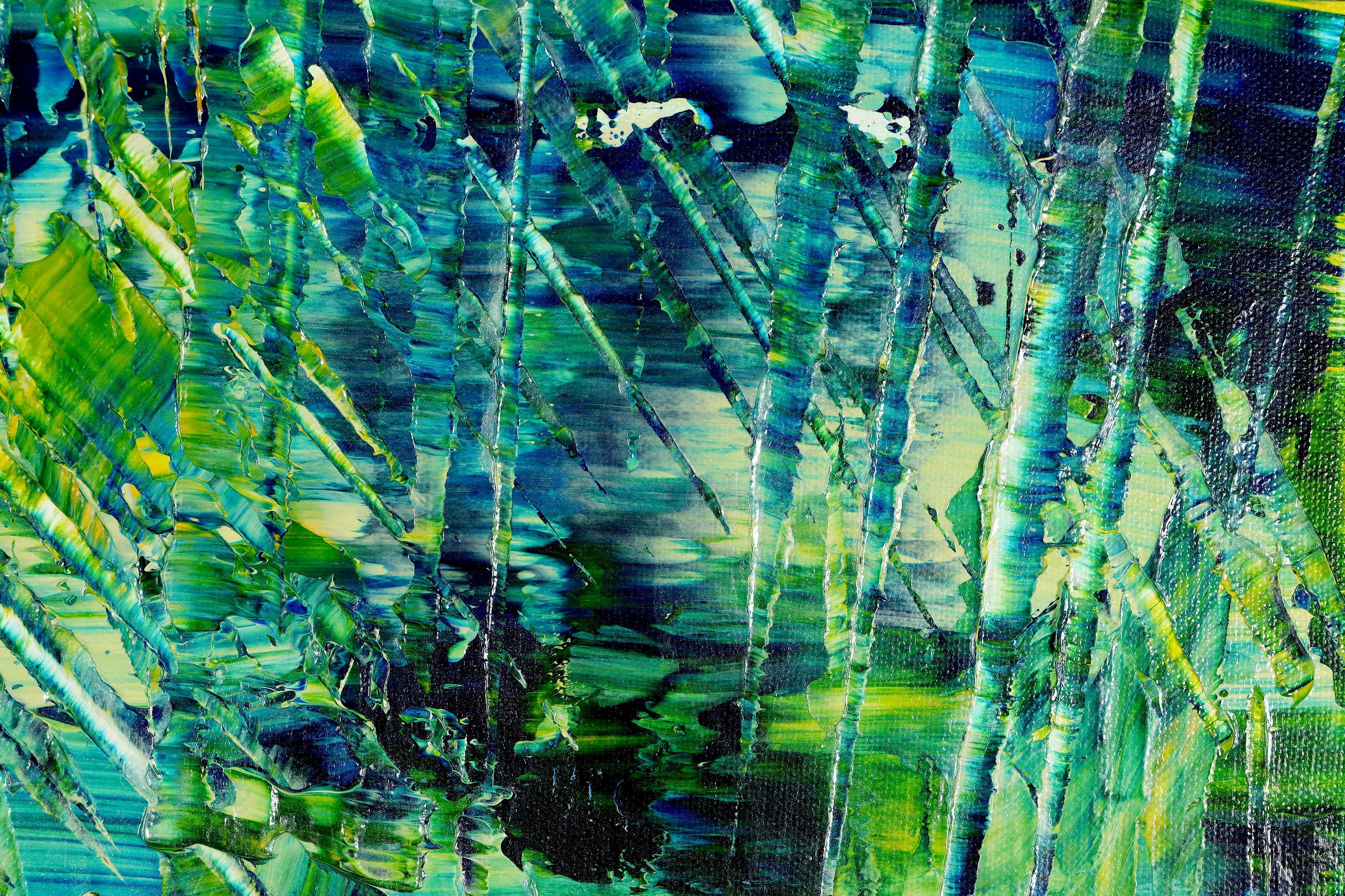 Sounds through the palm trees, Painting, Acrylic on Canvas For Sale 2