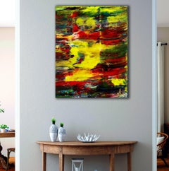 Split panorama 2 (Action divided), Gemälde, Acryl auf Leinwand