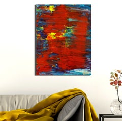 Split panorama 5 (Action divided), Painting, Acrylic on Canvas