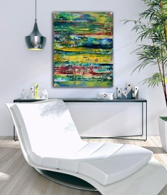 Spontane Fantasie, Gemälde, Acryl auf Leinwand