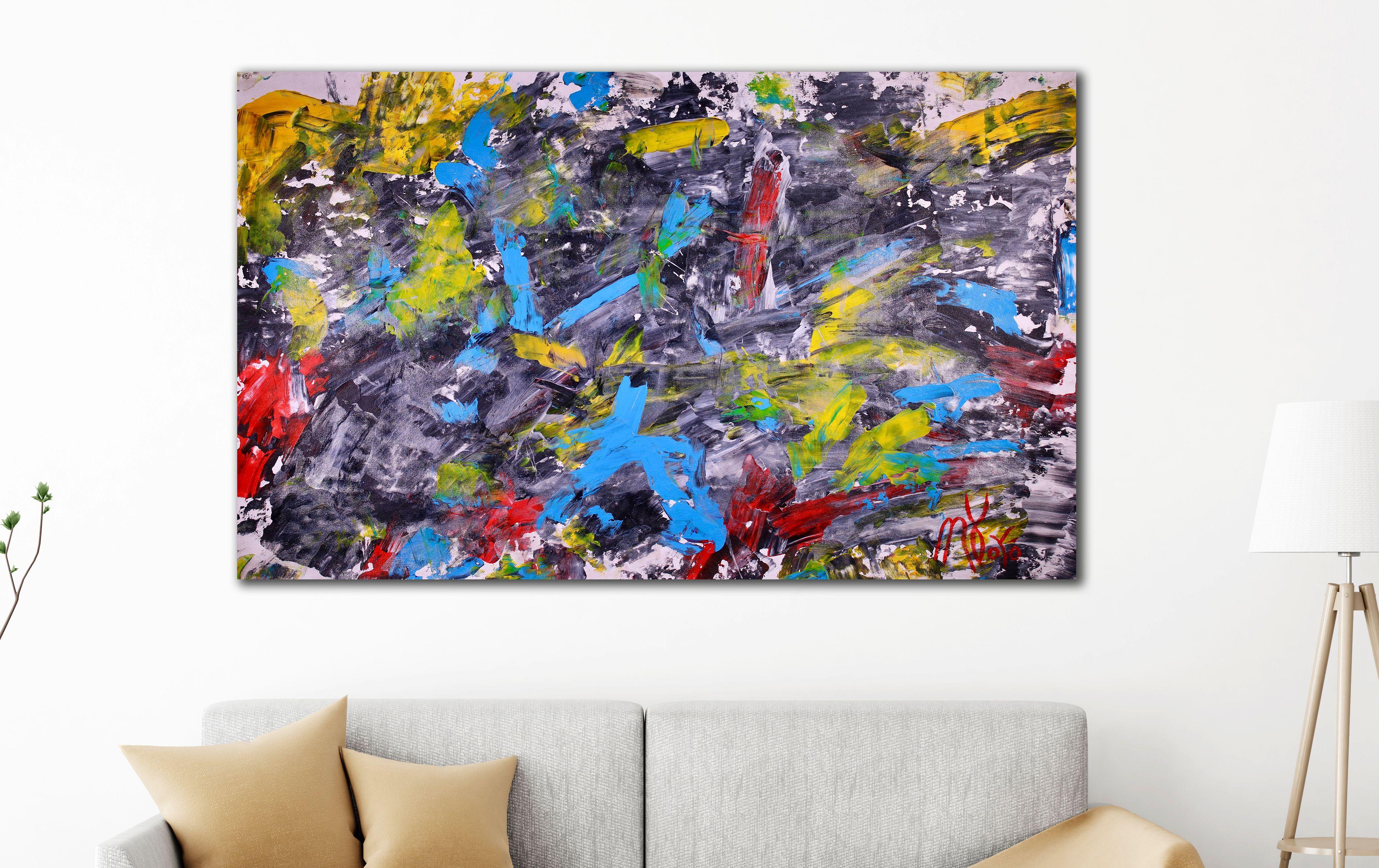 DICHIARAZIONE SPONTANEA, Pittura, Acrilico su tela - Painting Astratto di Nestor Toro