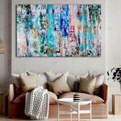 Spontaneous Tide Pool, Painting, Acrylic on Canvas