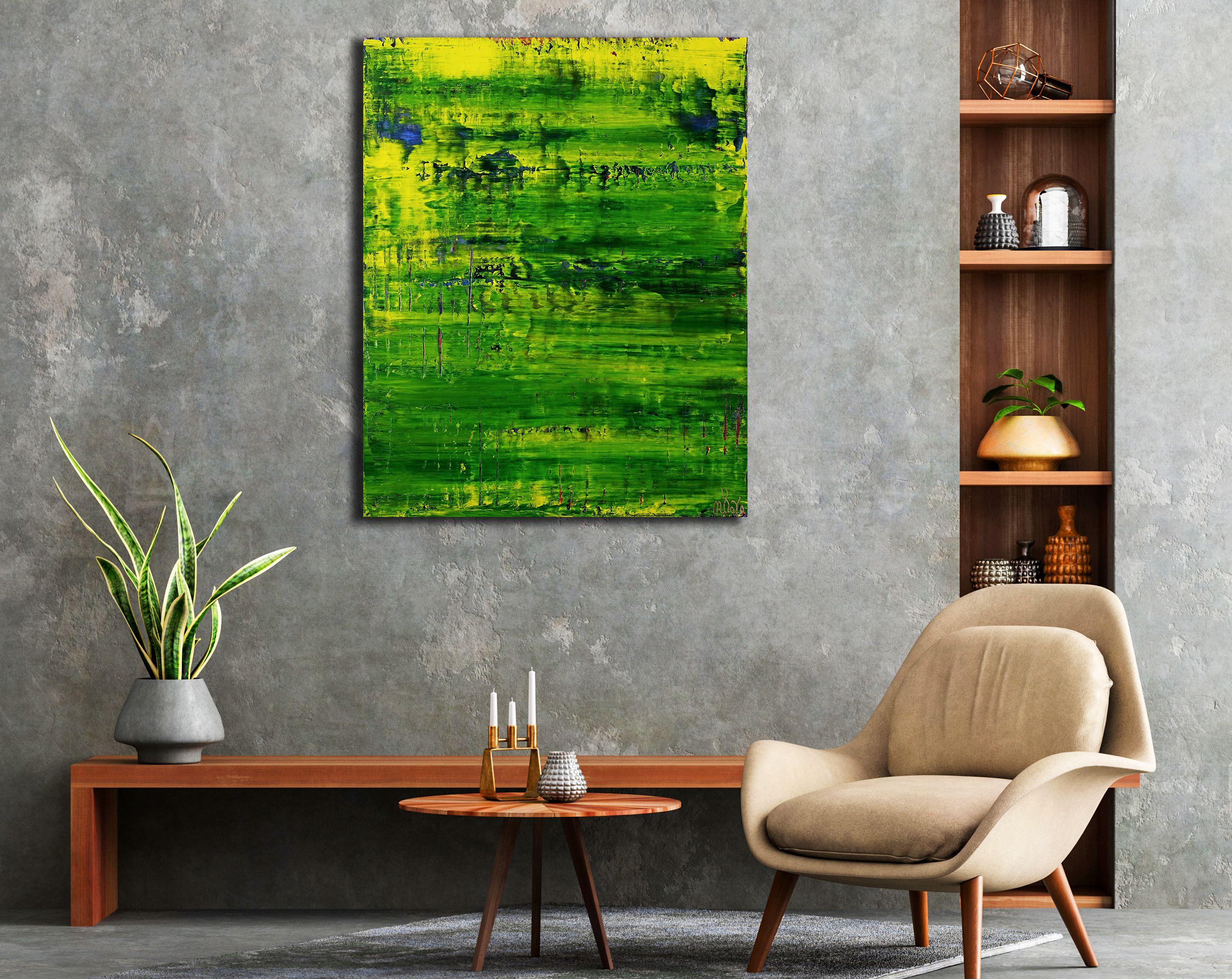 Barlume di primavera 3, Pittura, Acrilico su tela - Painting di Nestor Toro