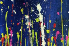 Strange Spectra 8 (Iridescent Blue) (2022), Painting, Acrylic on Canvas