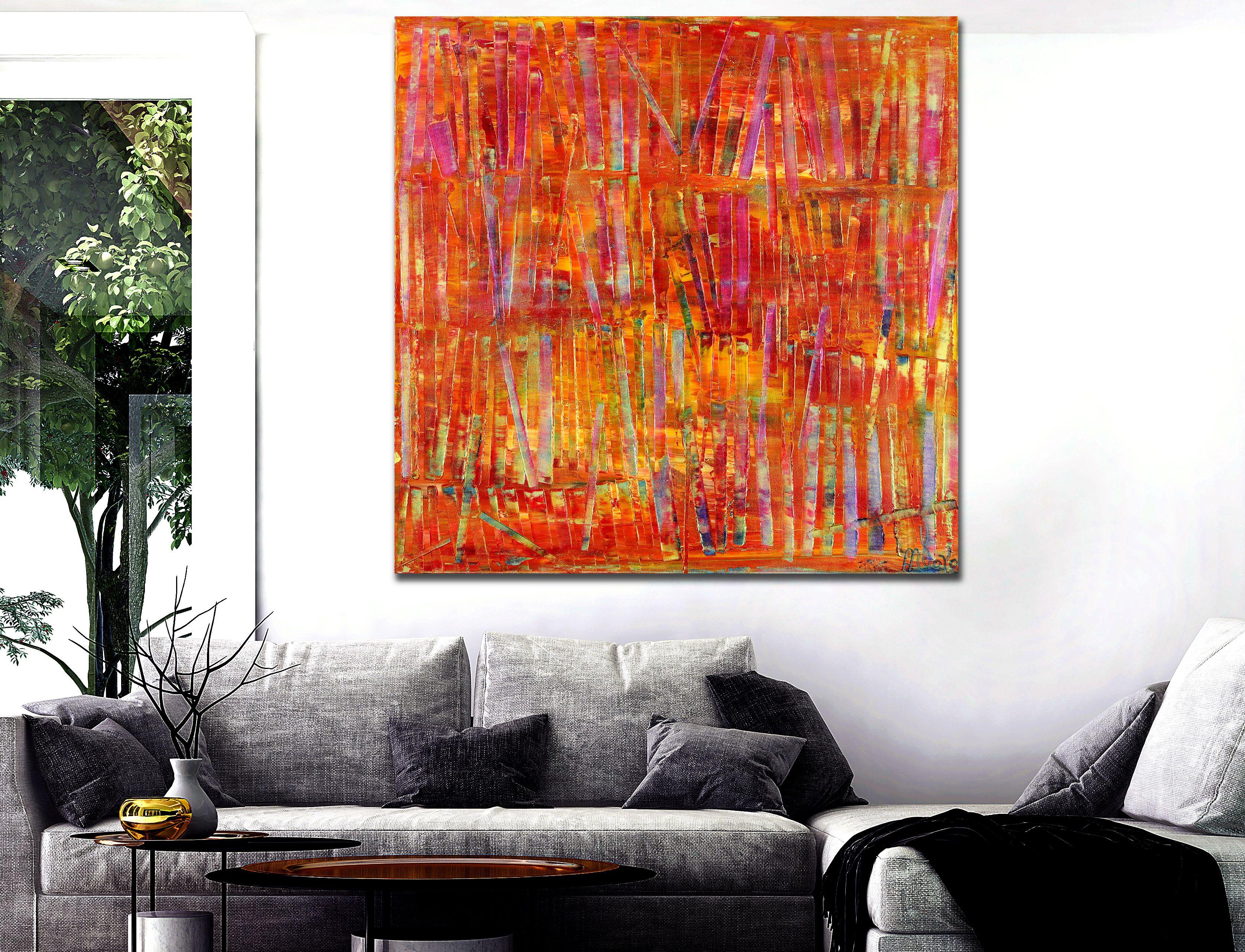 Sudden reflections, Painting, Acrylic on Canvas For Sale 1