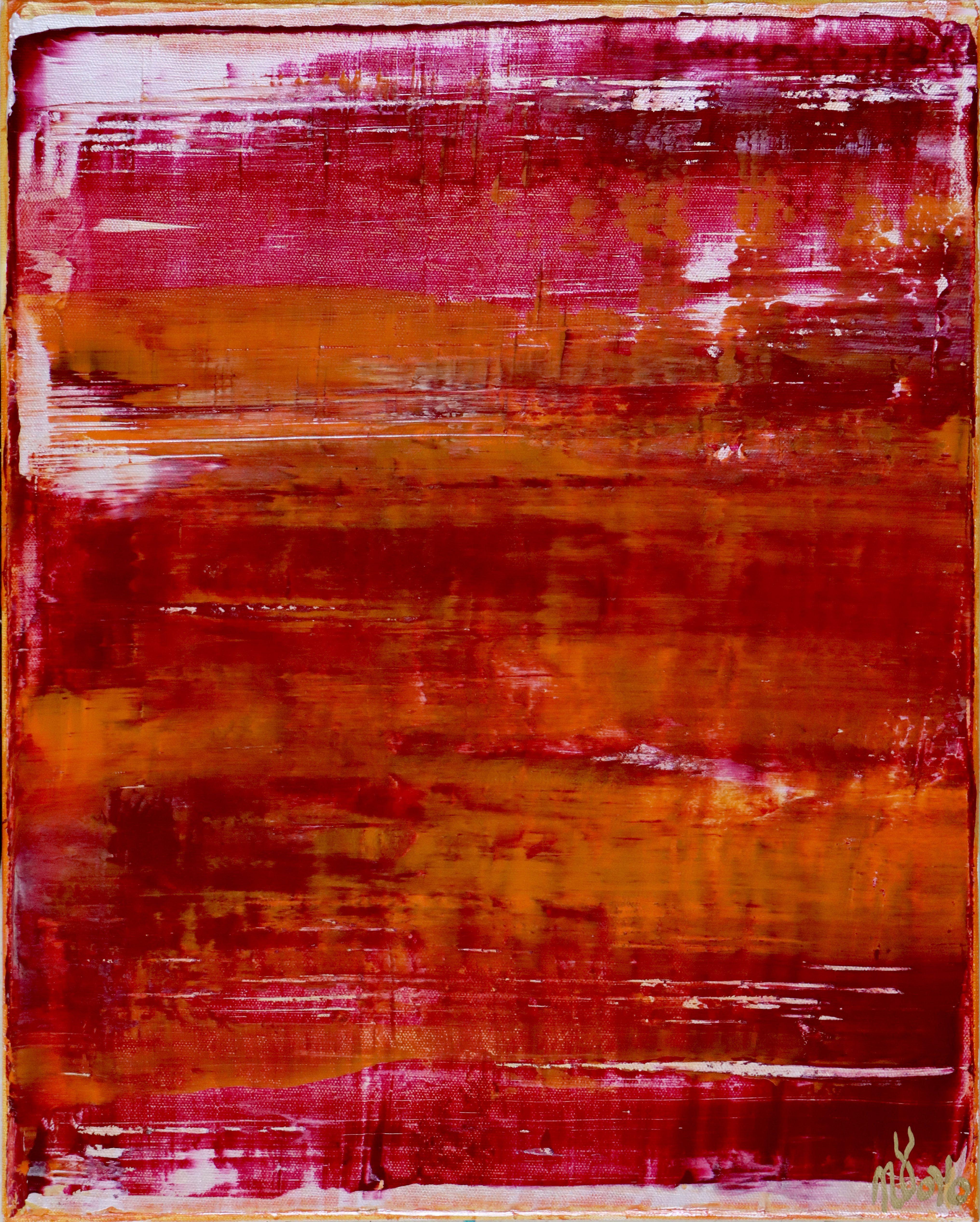 Nestor Toro Abstract Painting – Sommerfensteransicht 3, Gemälde, Acryl auf Leinwand