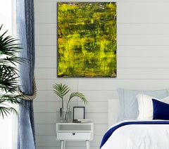 Sunny forest canopy, Painting, Acrylic on Canvas