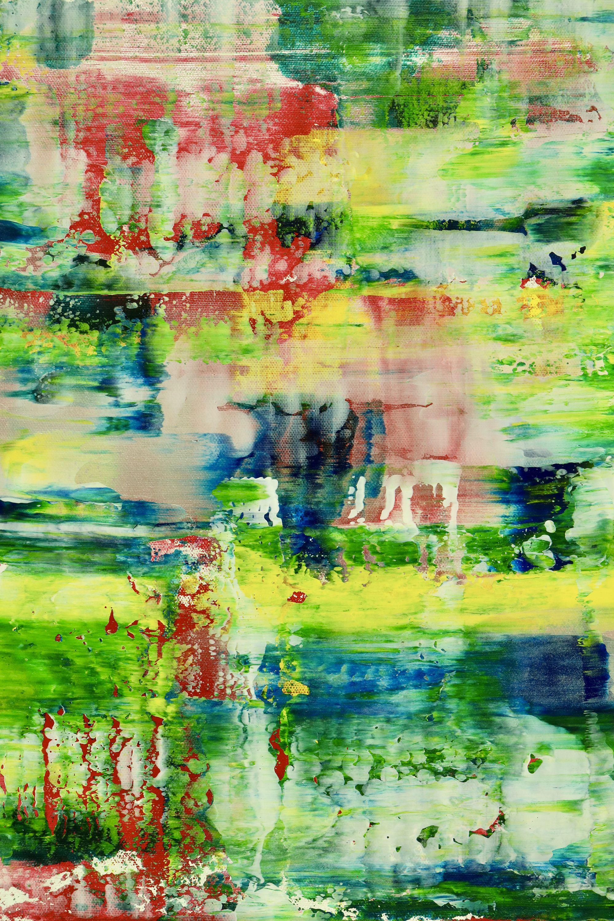 sen Morgen Panorama 1, Gemälde, Acryl auf Leinwand – Painting von Nestor Toro