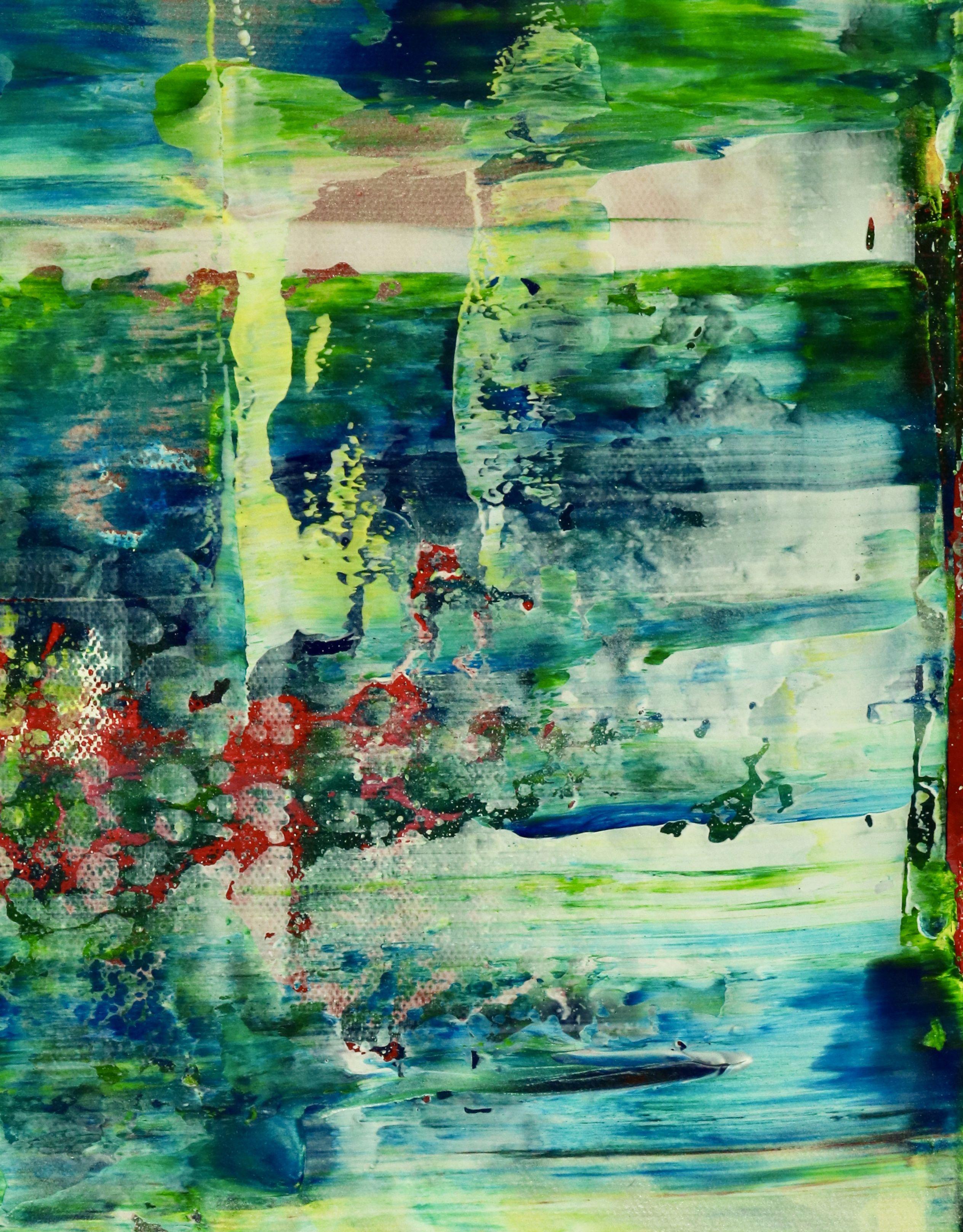 Panorama mattutino 2, Pittura, Acrilico su tela - Painting Astratto di Nestor Toro