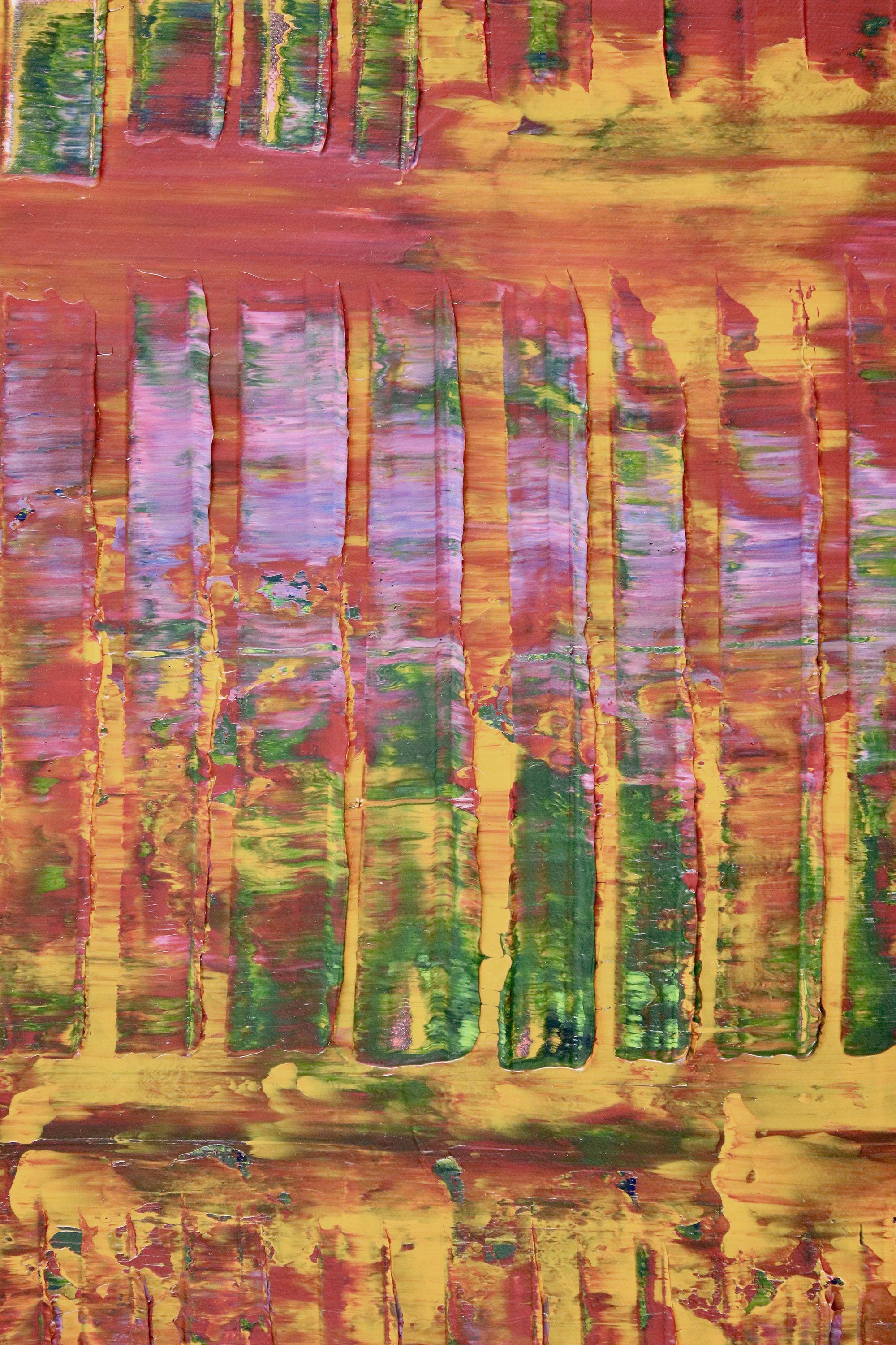 Sonnenuntergang (Oranger Himmel) 2, Gemälde, Acryl auf Leinwand (Abstrakt), Painting, von Nestor Toro