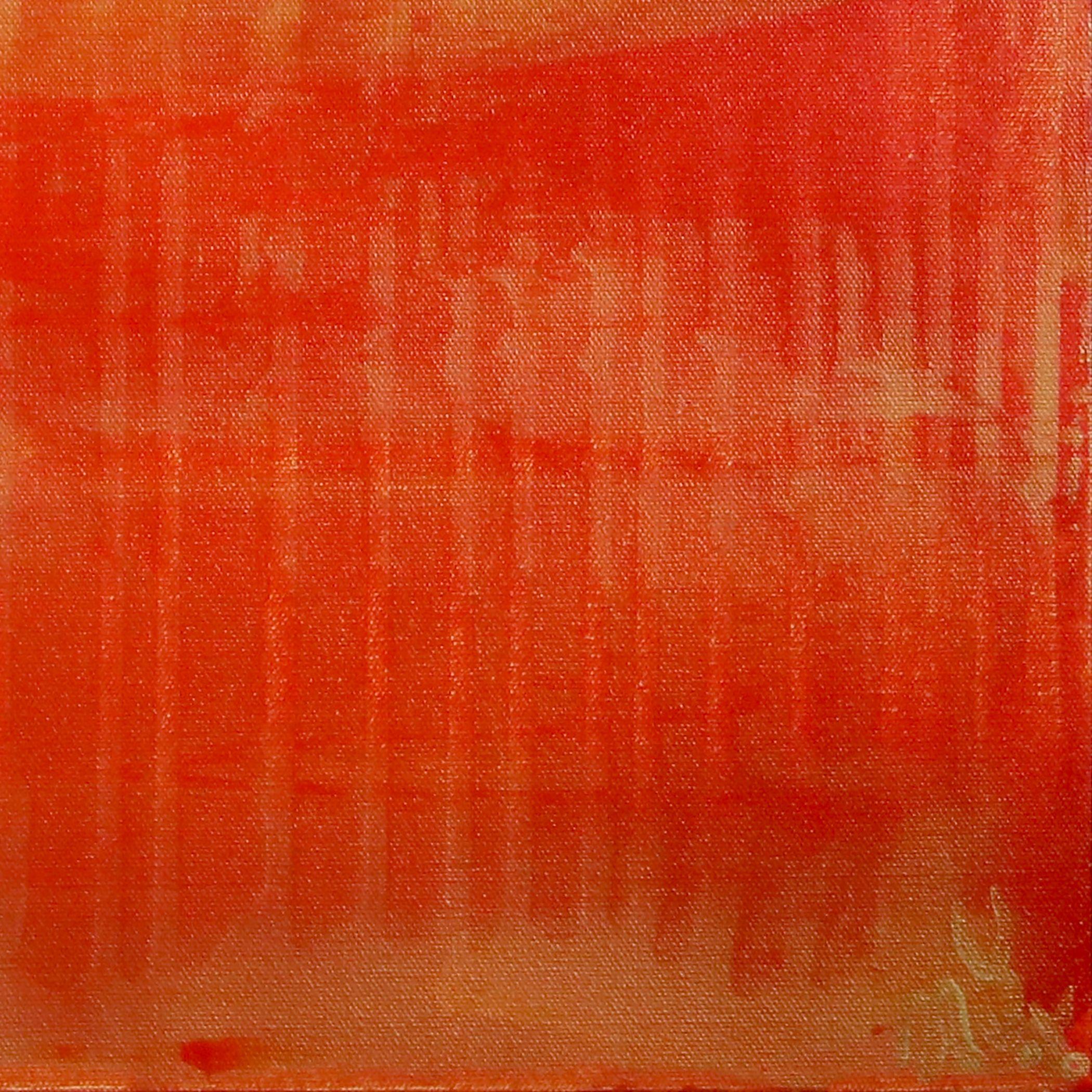 « Sunset paradise 5 » (Spéctra orange métallique), peinture, acrylique sur toile - Abstrait Painting par Nestor Toro