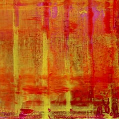 Sunset sunrise (Sun luminance), Painting, Acrylic on Canvas