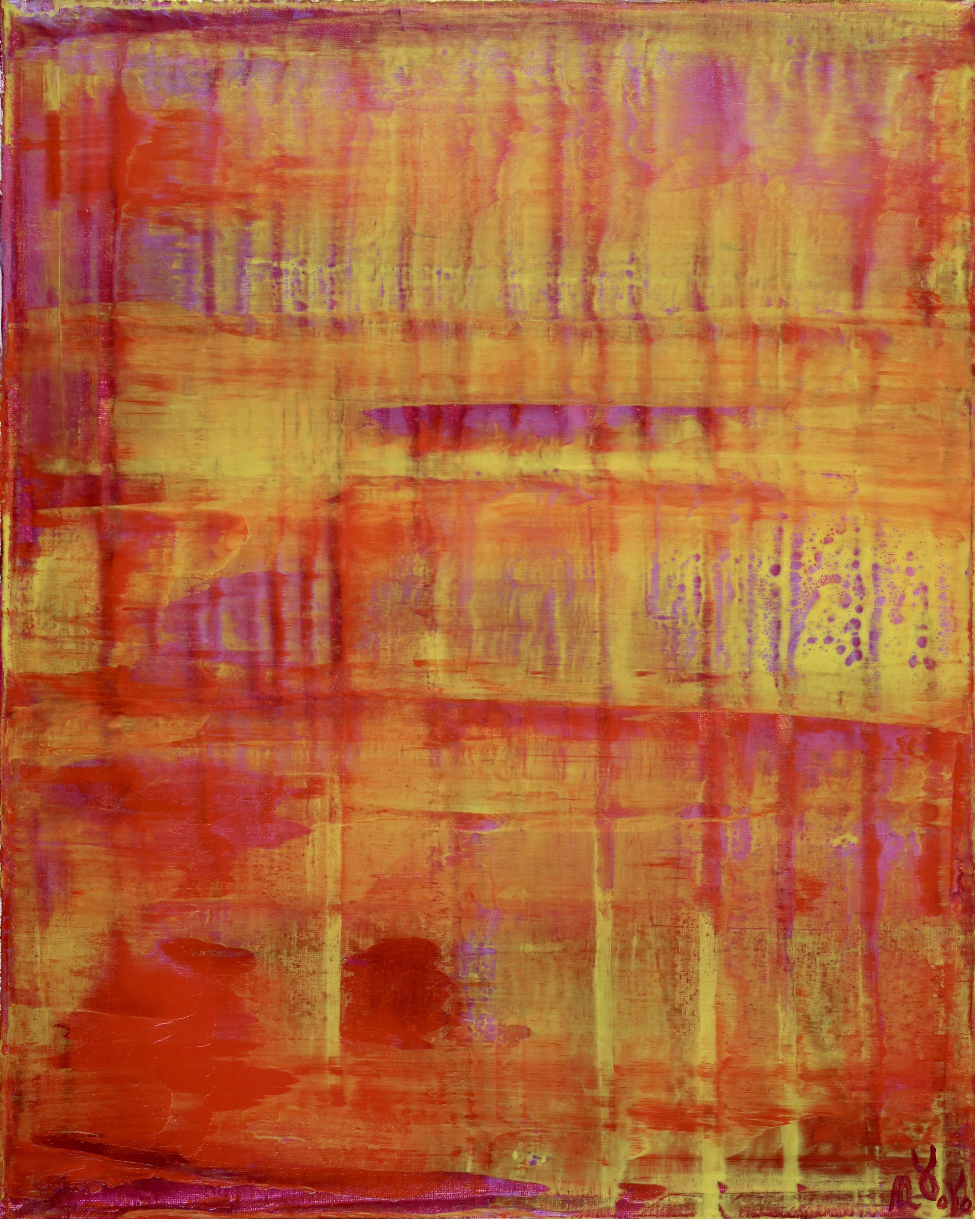 MULTI TELA ASTRATTA.    Pittura colorata, moderna, spontanea e vibrante. Il colore in grassetto sgocciola in una sequenza, strutturata e contemplativa.    Includo un certificato di autenticità che elenca i materiali e la data di realizzazione del