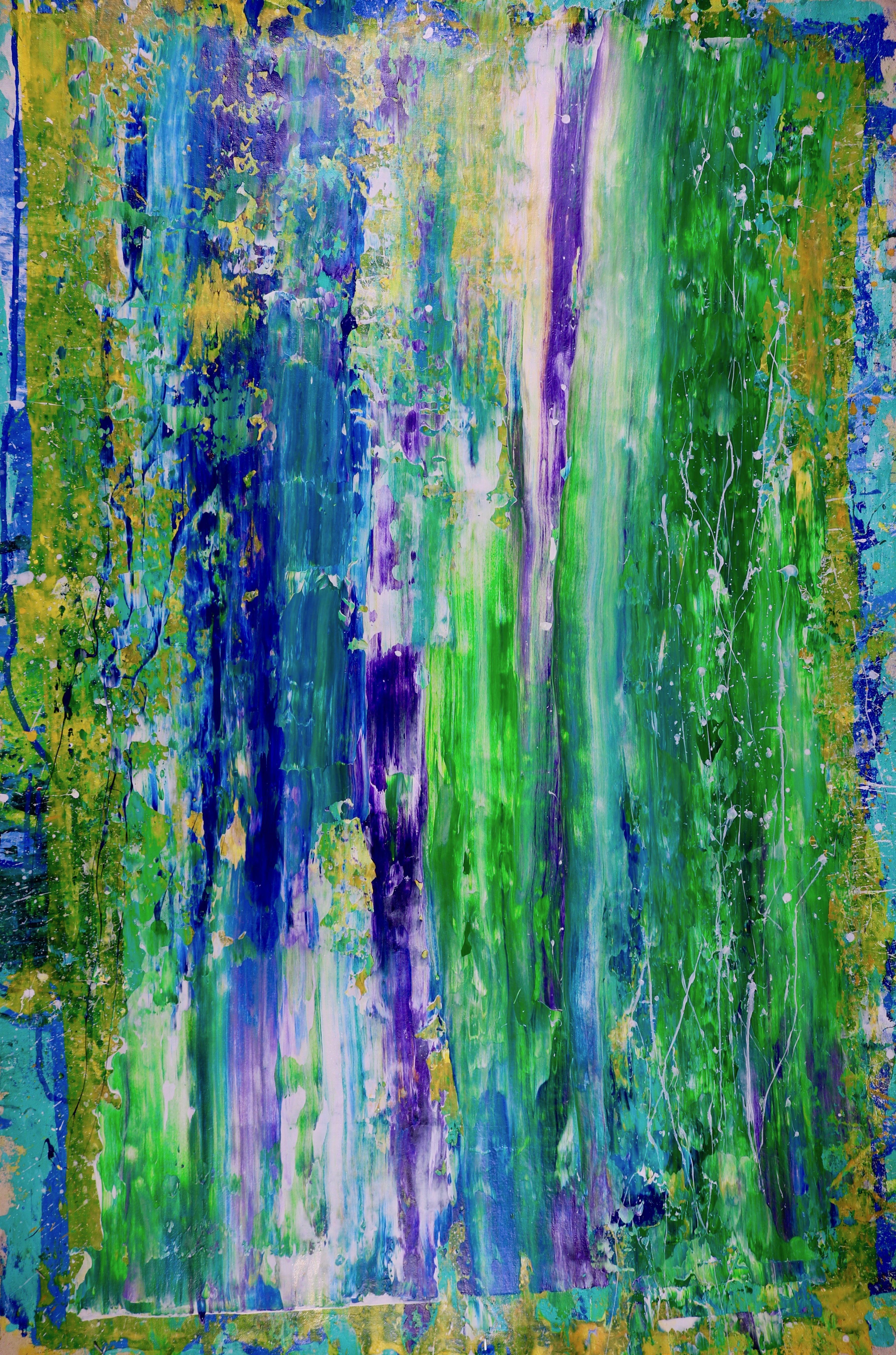 Il momento migliore, Pittura, Acrilico su tela - Painting Astratto di Nestor Toro