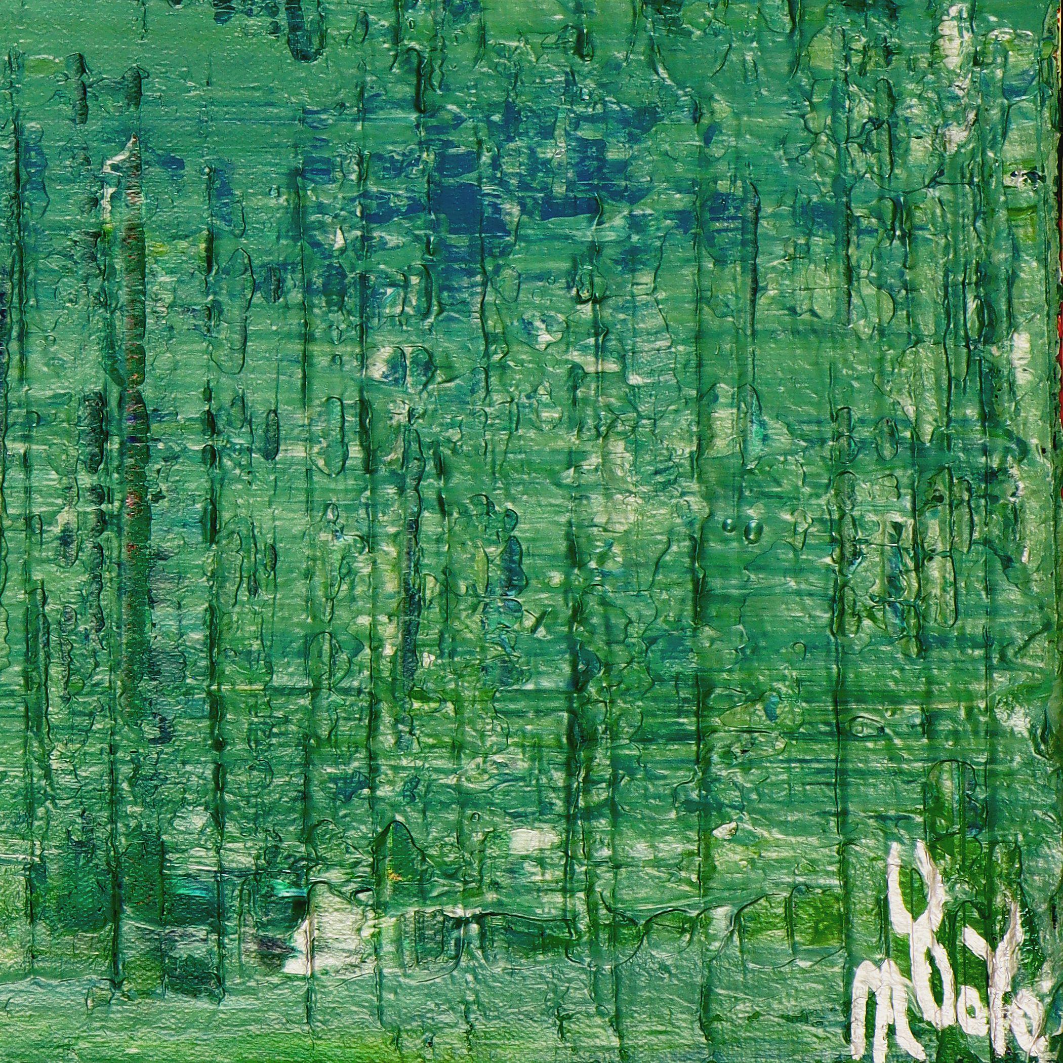 Die grüne Equation, Gemälde, Acryl auf Leinwand (Abstrakt), Painting, von Nestor Toro