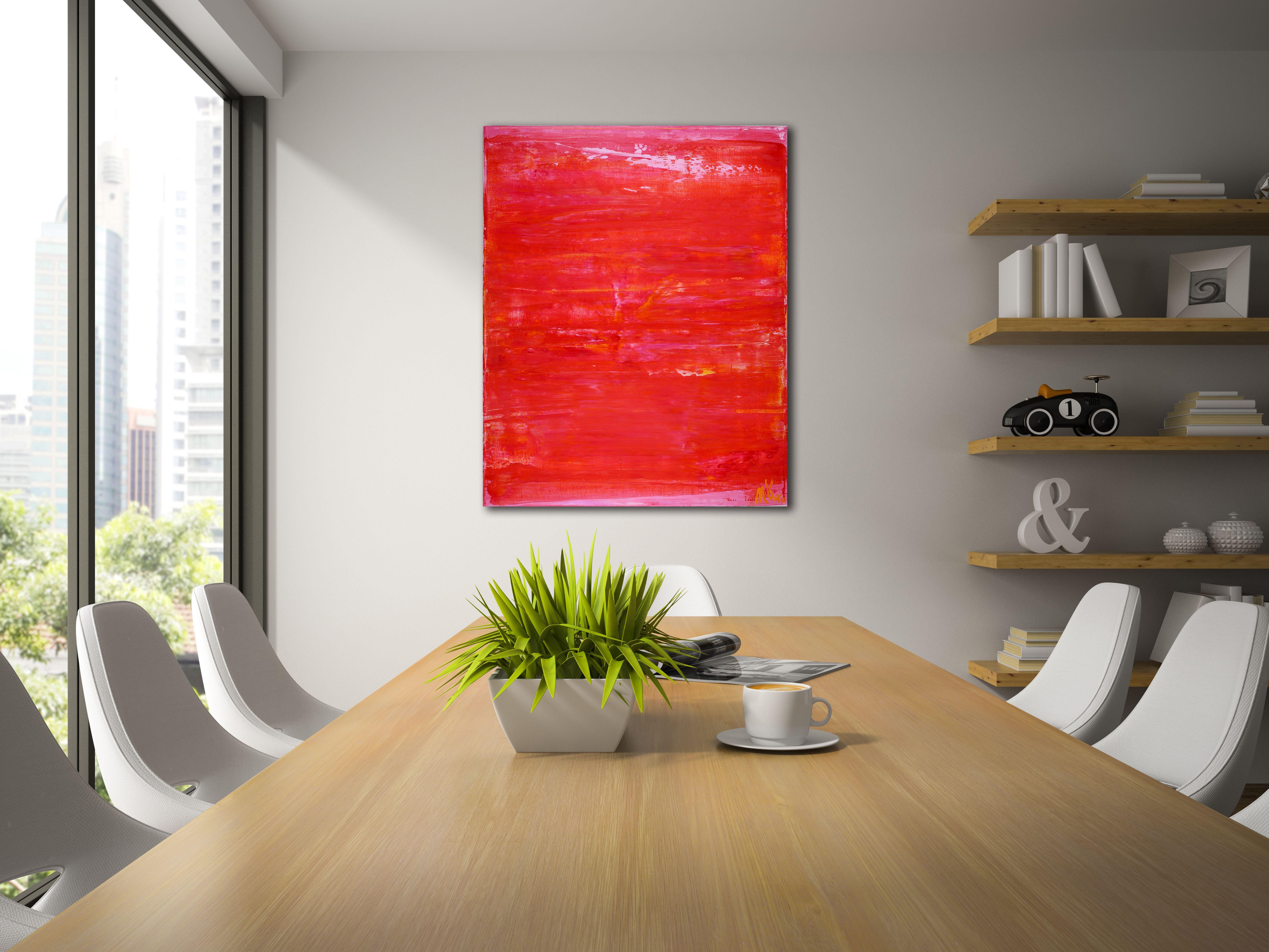 L'orizzonte, Pittura, Acrilico su tela - Painting Astratto di Nestor Toro