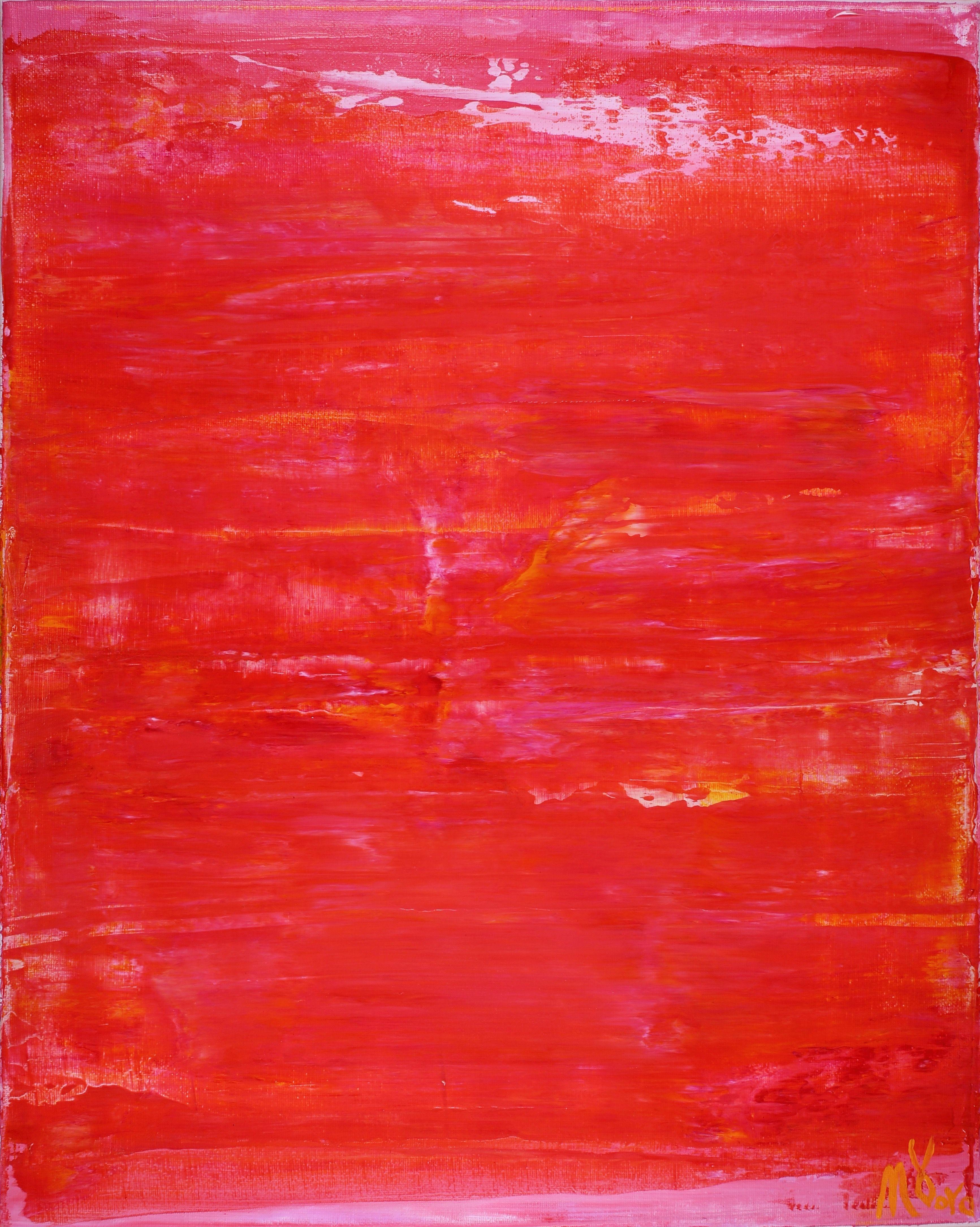 Abstract Painting di Nestor Toro - L'orizzonte, Pittura, Acrilico su tela