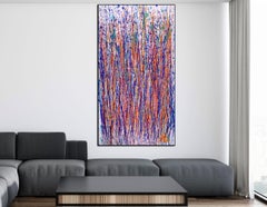 Thoughts over the Pacific Ocean, Painting, Acrylic on Canvas