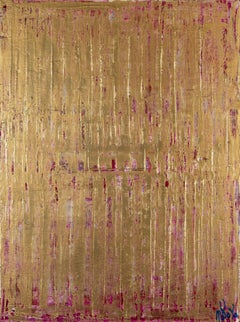 Durch goldene Bögen 2, Gemälde, Acryl auf Leinwand