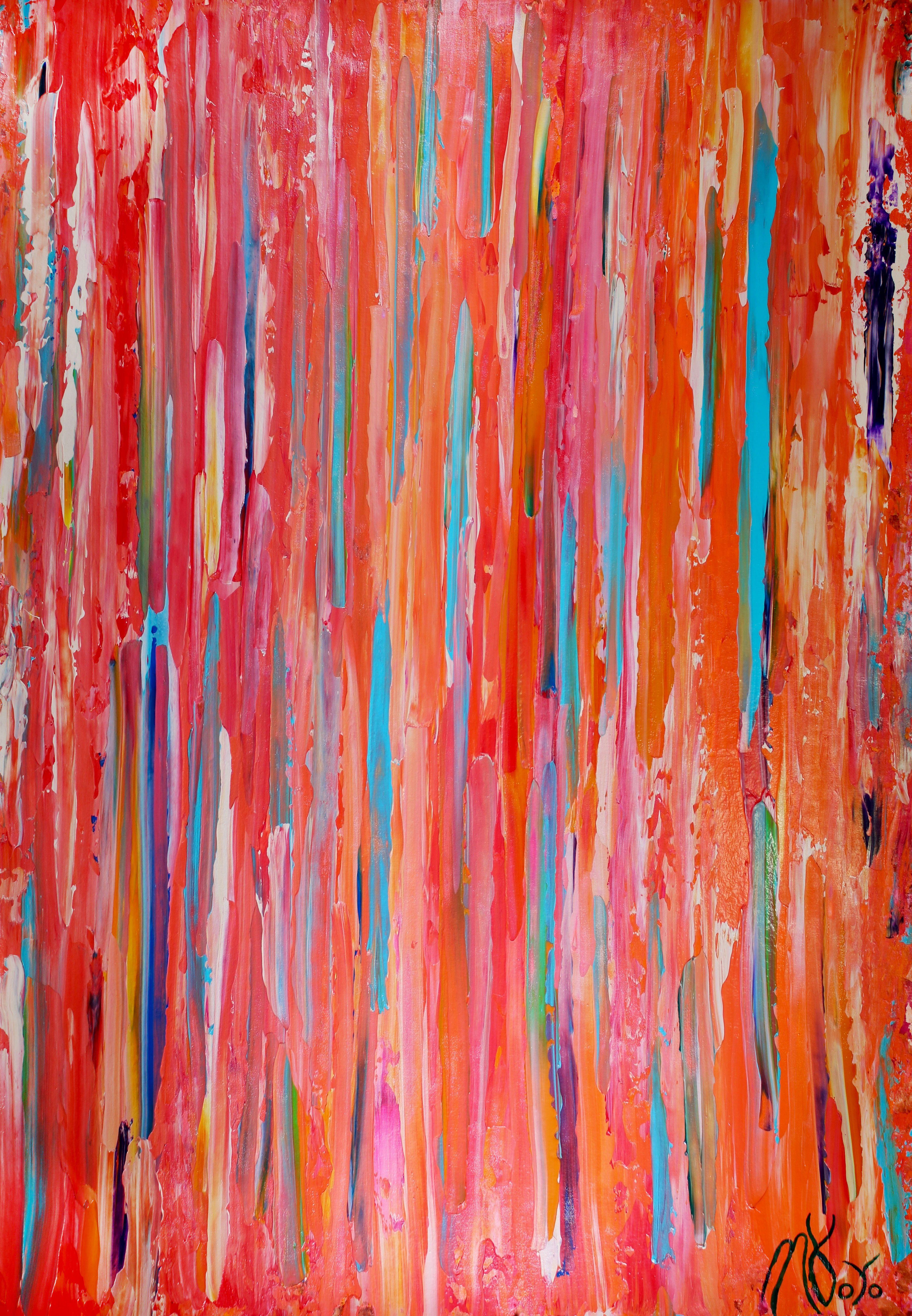 Abstract Painting di Nestor Toro - Tante esperienze da ricordare, Pittura, Acrilico su tela