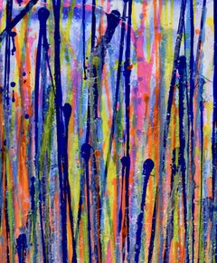 Translucent panorama (Natures imagery) 1, Painting, Acrylic on Canvas