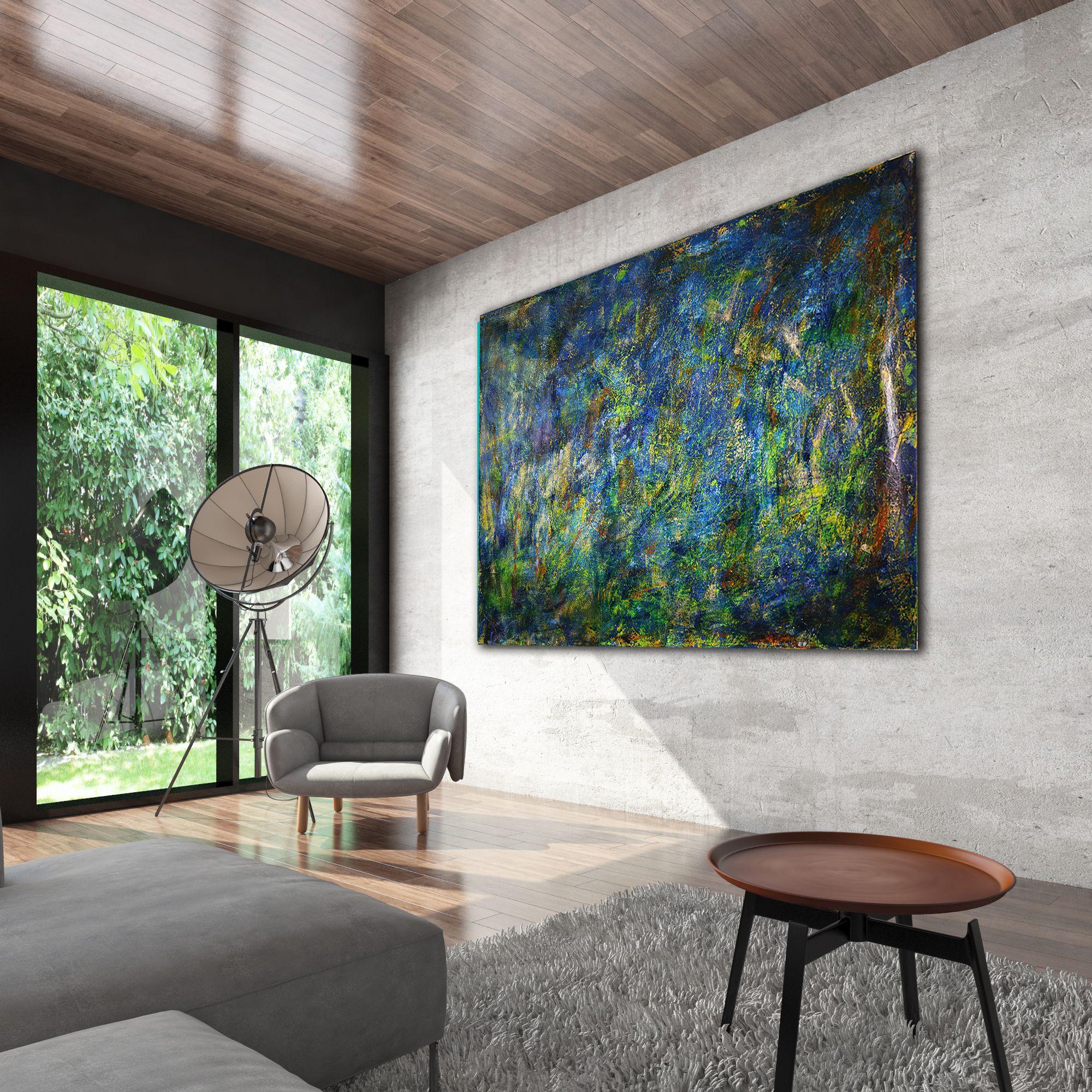 Spettri tropicali, Pittura, Acrilico su tela - Painting Astratto di Nestor Toro